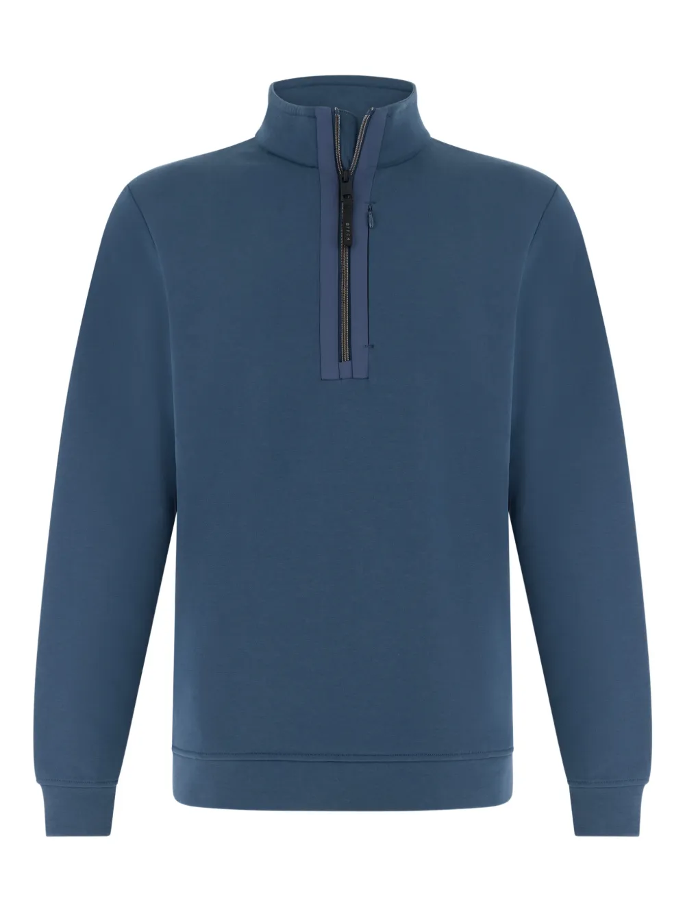 Boggi Milano half-zip scuba sweatshirt - Blu