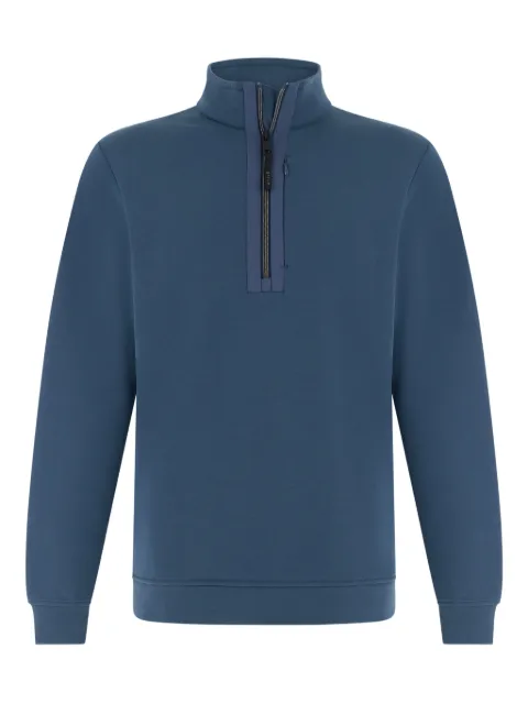 Boggi Milano half-zip scuba sweatshirt