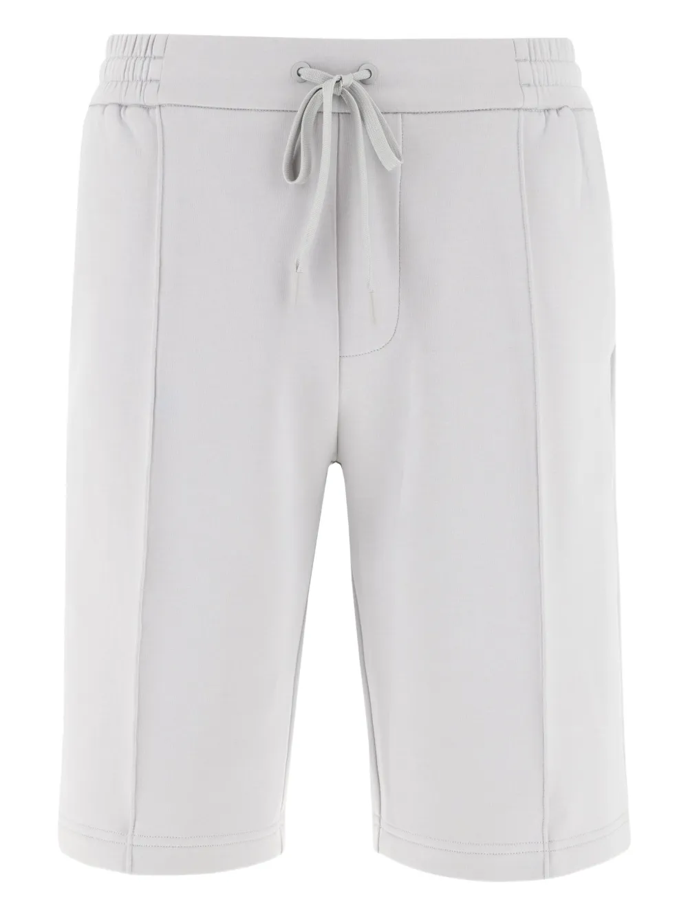 Boggi Milano drawstring patch pocket bermuda shorts - Grigio