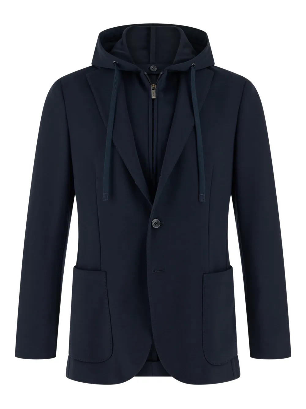 Boggi Milano hooded blazer - Blu