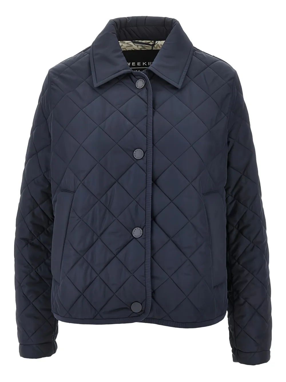 Weekend Max Mara quilted polo-collar jacket - Blu