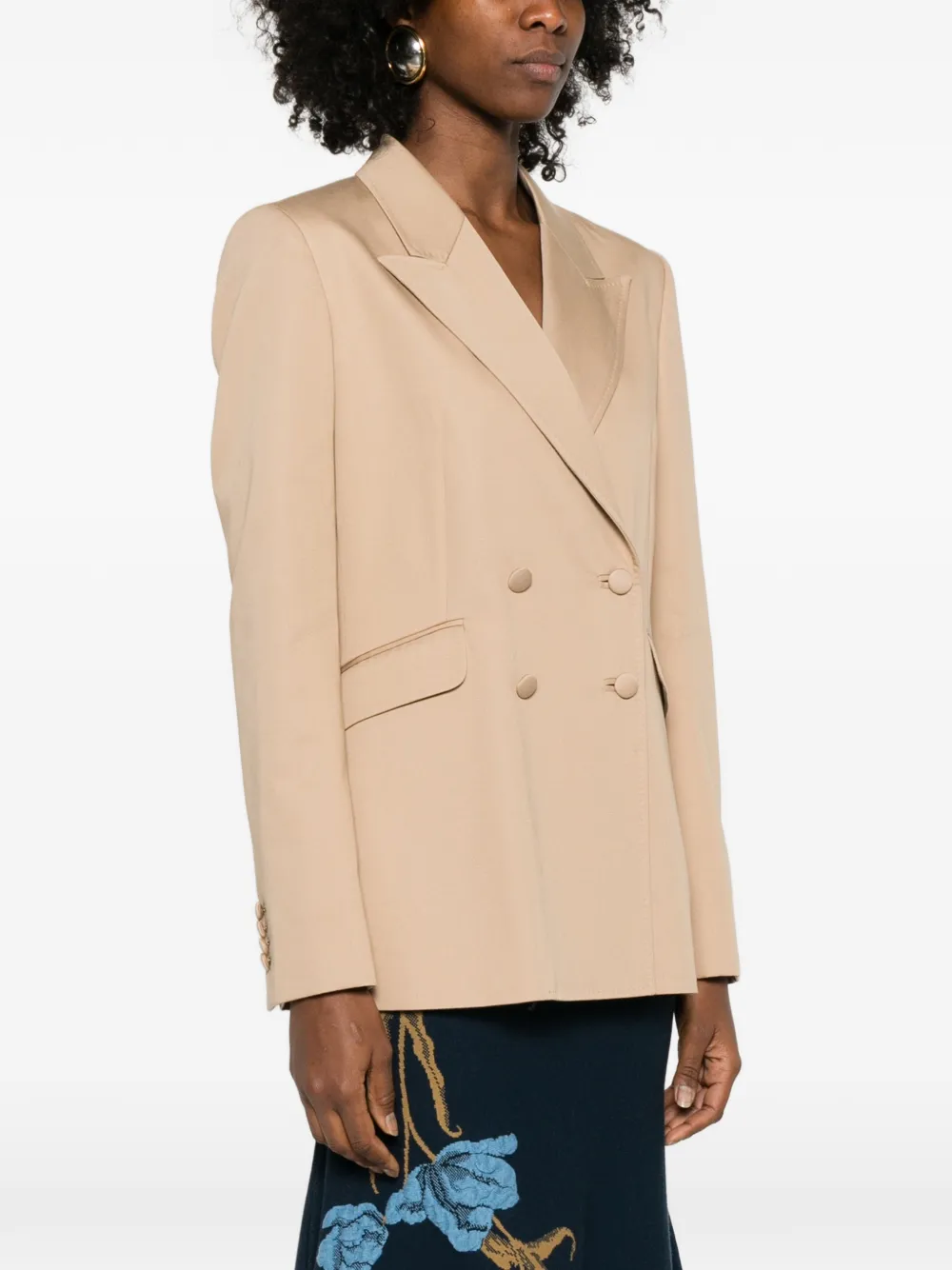  Gabriela Hearst Double-breasted Blazer - Neutrals 