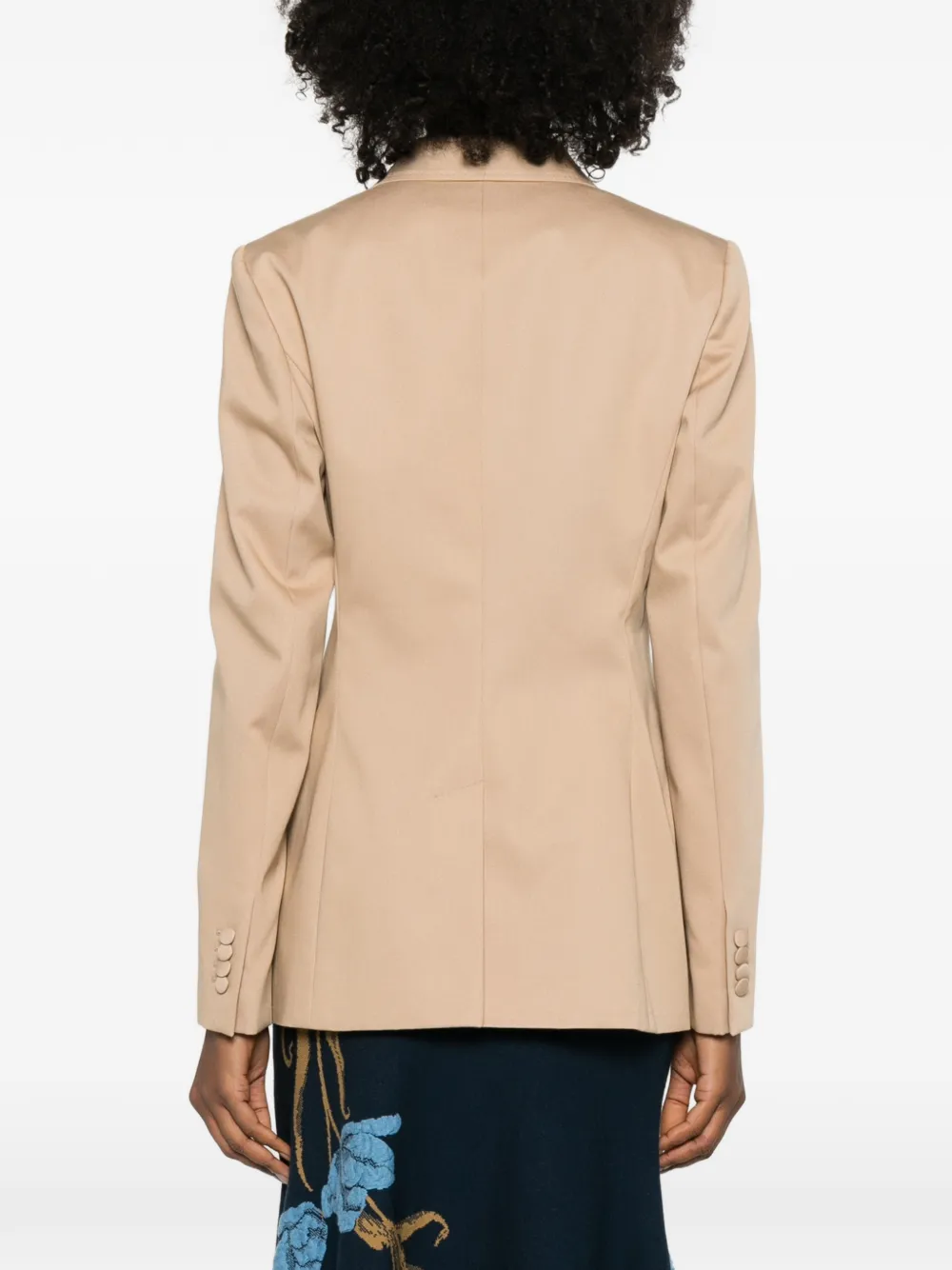 Gabriela Hearst Blazer met dubbele rij knopen Beige