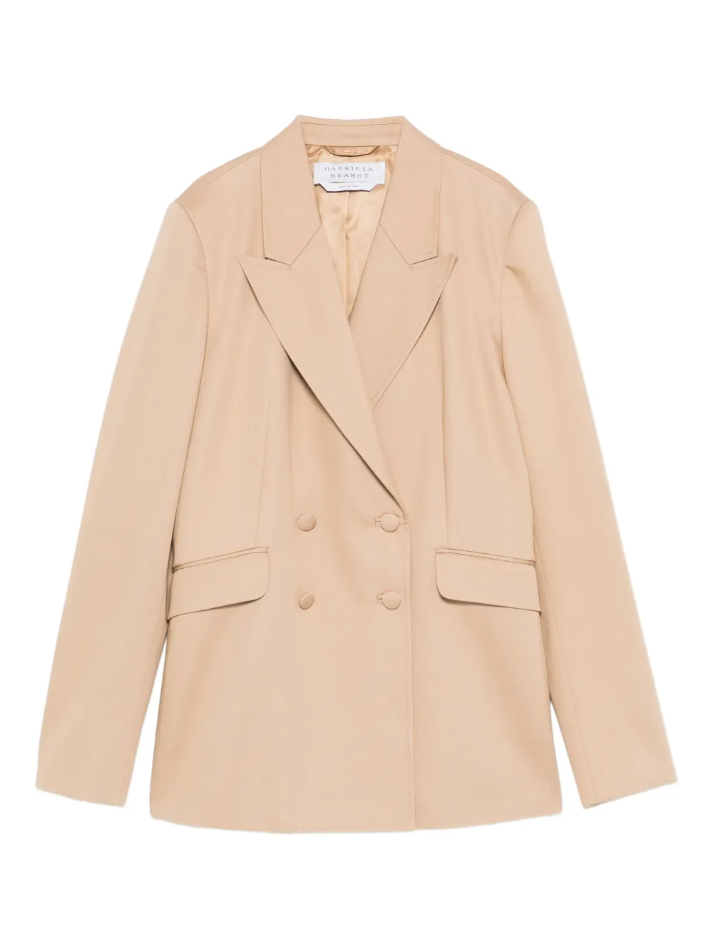 Gabriela Hearst double-breasted blazer - Toni neutri