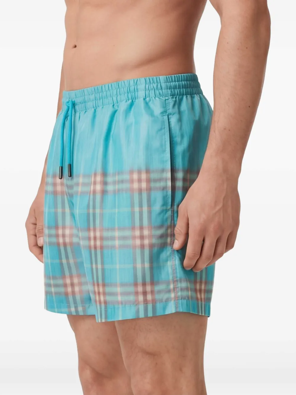 Burberry Zwembroek met kleurverloop Blauw