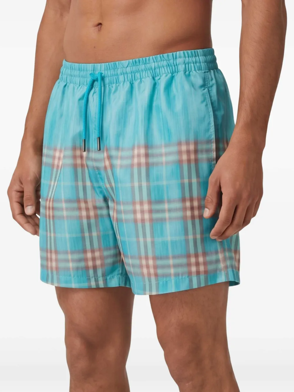 Burberry Zwembroek met kleurverloop Blauw