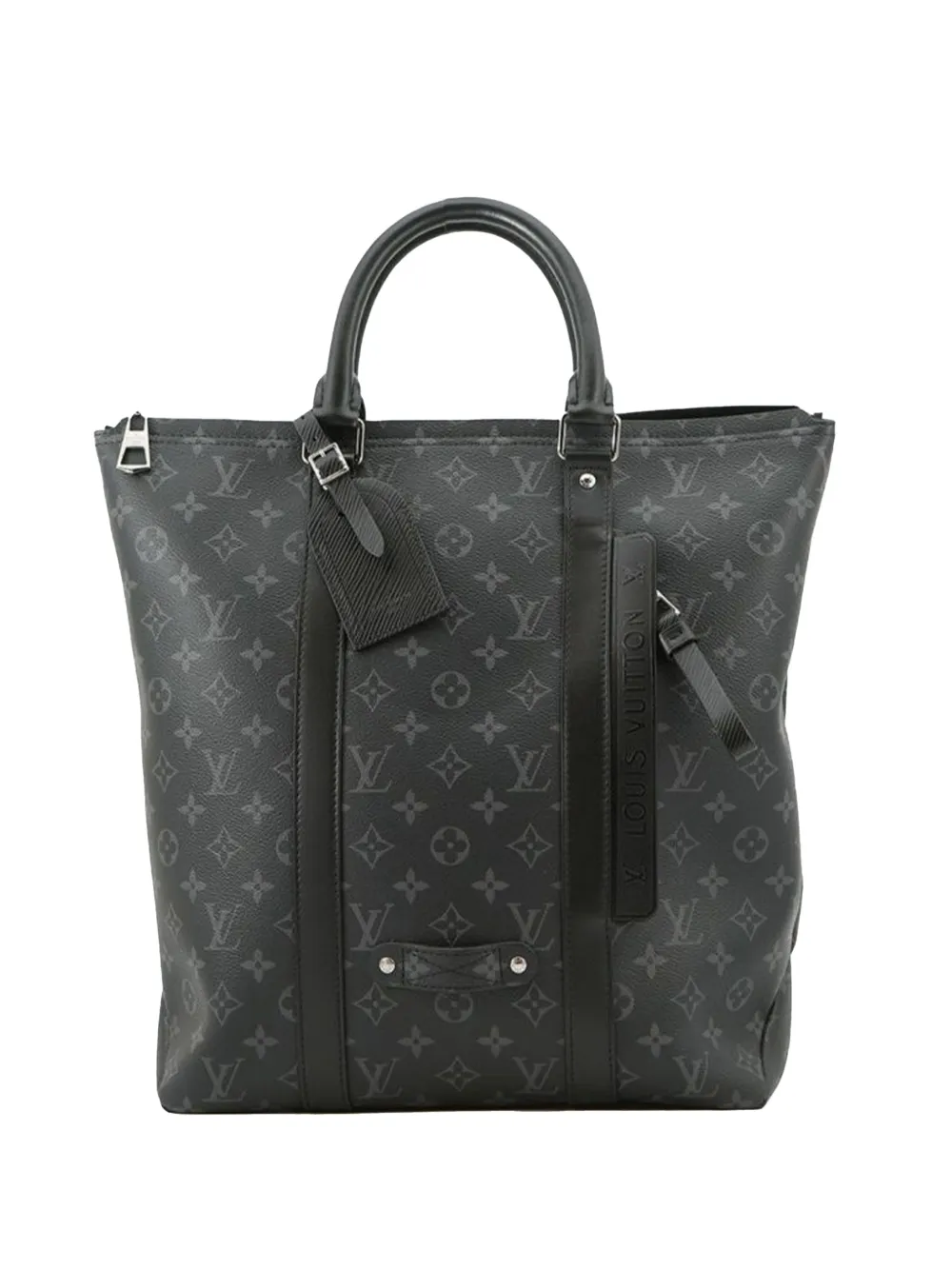 Louis Vuitton Pre-Owned 2020 Monogram Eclipse Tote backpack | Black | Image 1