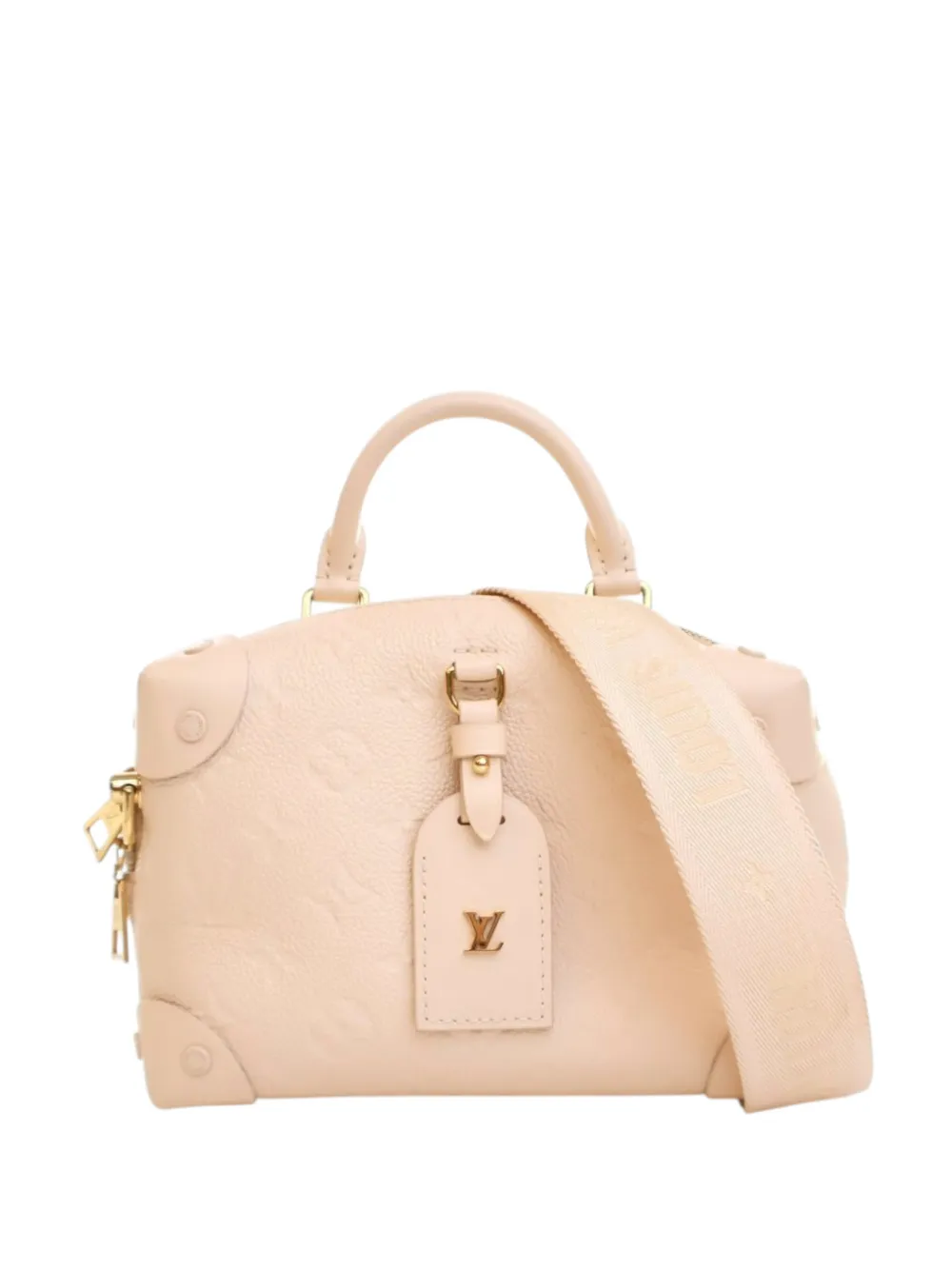 Louis Vuitton Pre-Owned 2021 Monogram Empreinte Petite Malle Souple satchel - Bianco