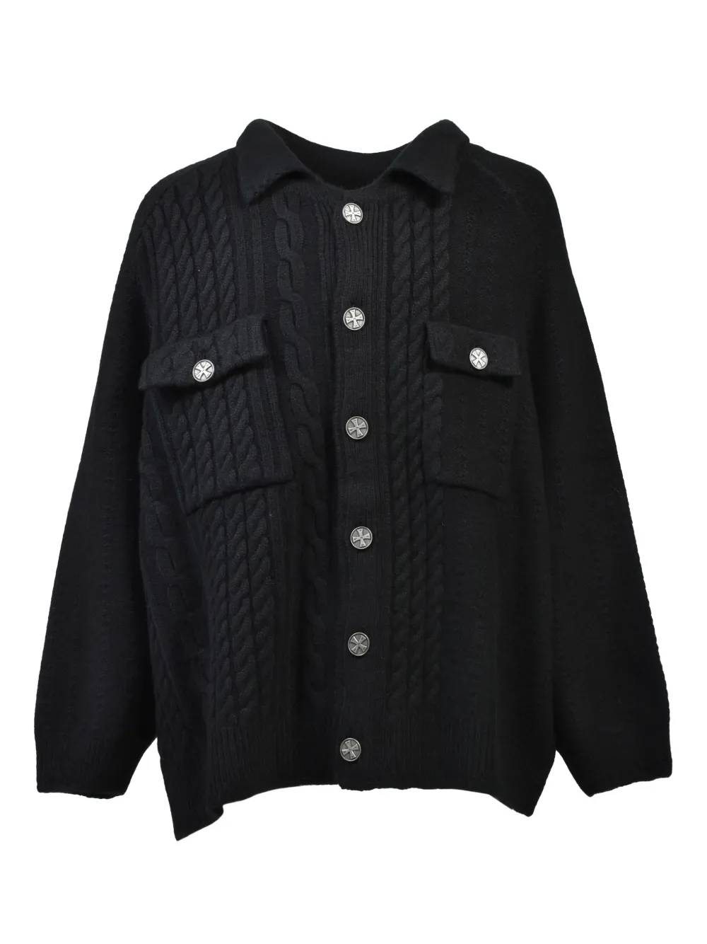 Enfants Riches Deprimes Tod's Sunday Buttoned Cardigan In Black