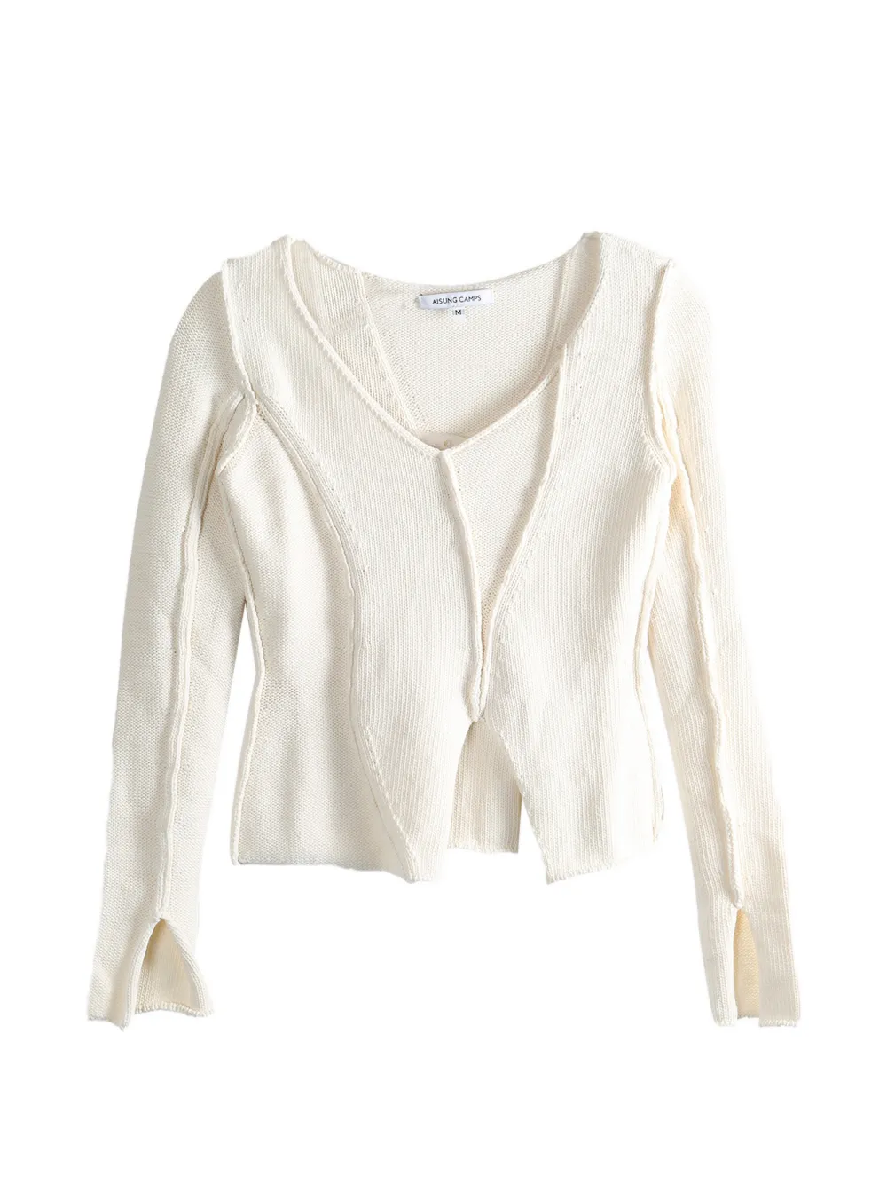 AISLING CAMPS Top Eddy con scollo a V - Toni neutri