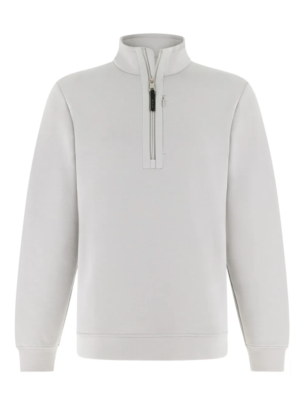 Boggi Milano Felpa con mezza zip - Grigio