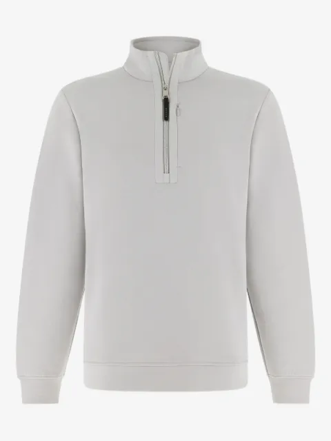 Boggi Milano half zip mock neck sweatshirt