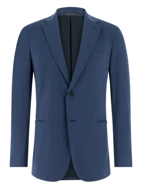 Boggi Milano single-breasted patch pocket jacket