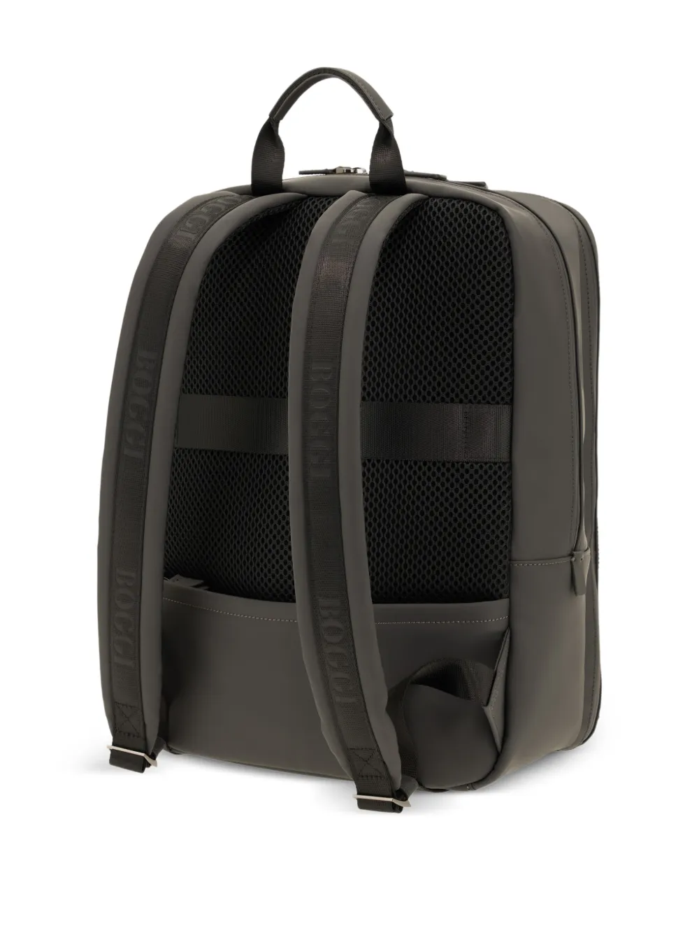  Boggi Milano Logo Backpack - Grey 