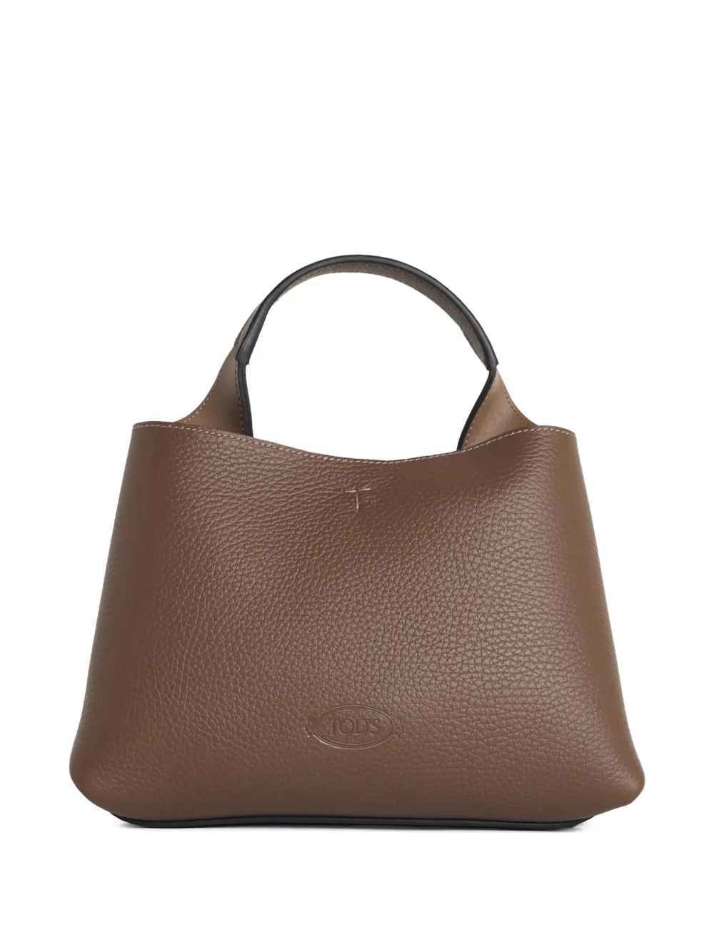 Tod's micro embossed-logo tote bag - Marrone
