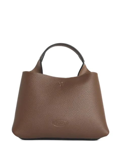 Tod's micro embossed-logo tote bag
