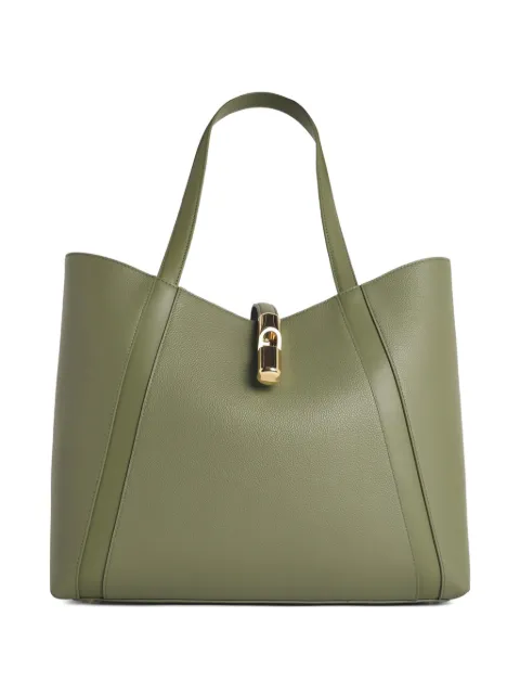 Furla Goccia top-handle leather tote bag