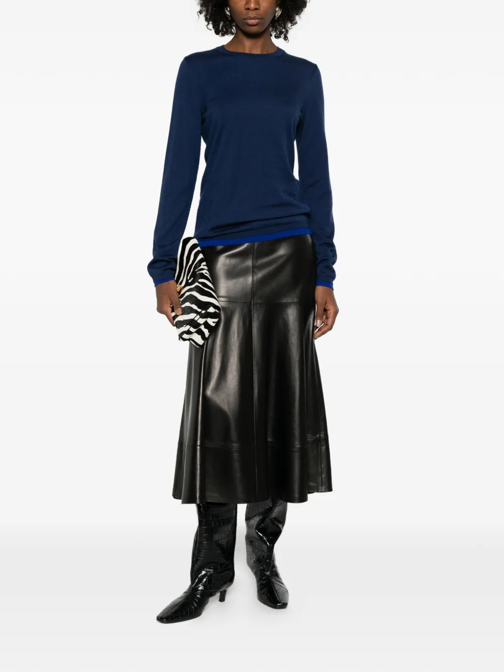 Gabriela Hearst Trui met ronde hals Blauw