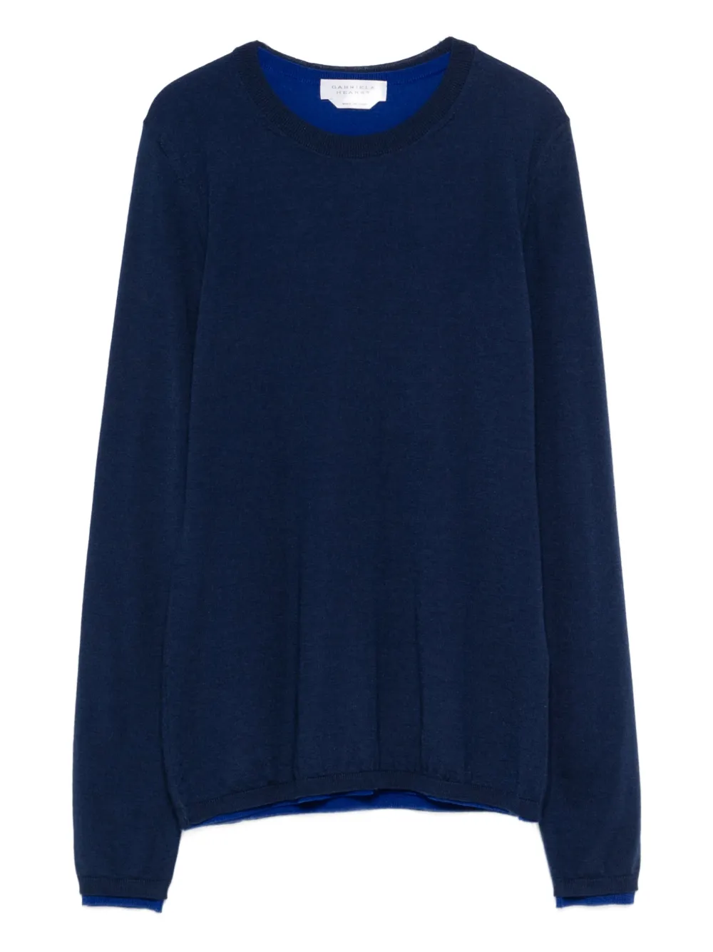 Gabriela Hearst crew-neck sweater - Blu
