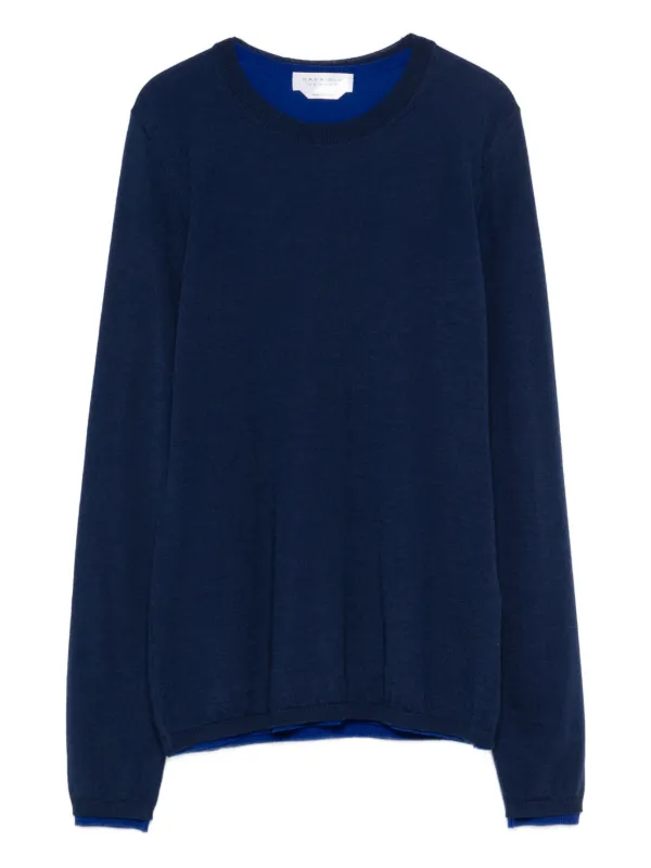 Gabriela Hearst Crew-neck Sweater in Blue