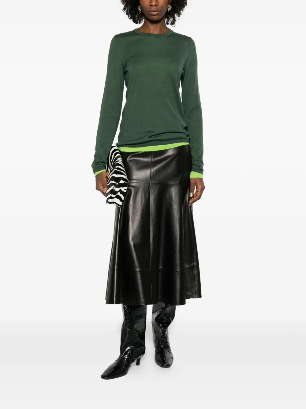 Gabriela Hearst Trui met ronde hals Groen