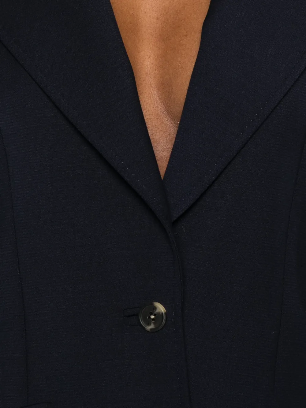 Gabriela Hearst Blazer met enkele rij knopen Blauw