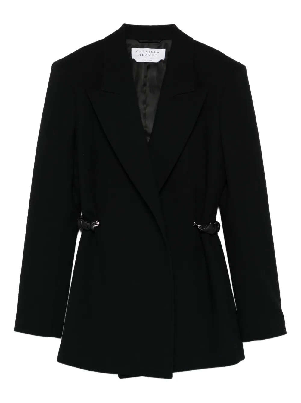 Gabriela Hearst Epona chain blazer - Nero