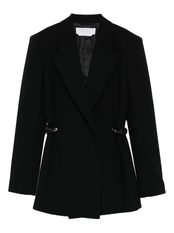 Gabriela Hearst Epona Chain Blazer in Black