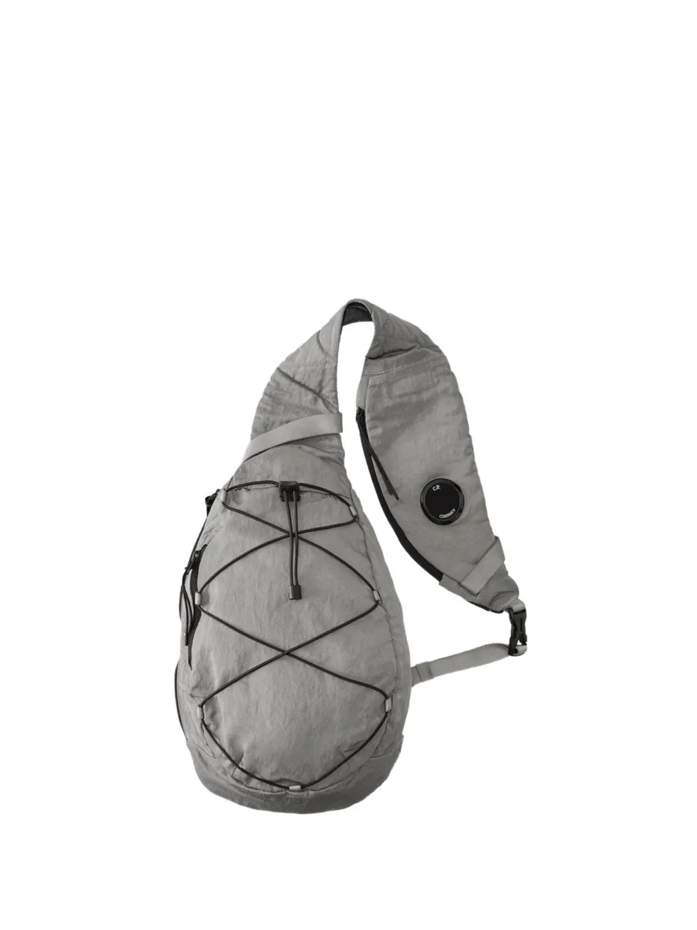 C.P. Company B Lens drawstring shoulder bag - Grigio