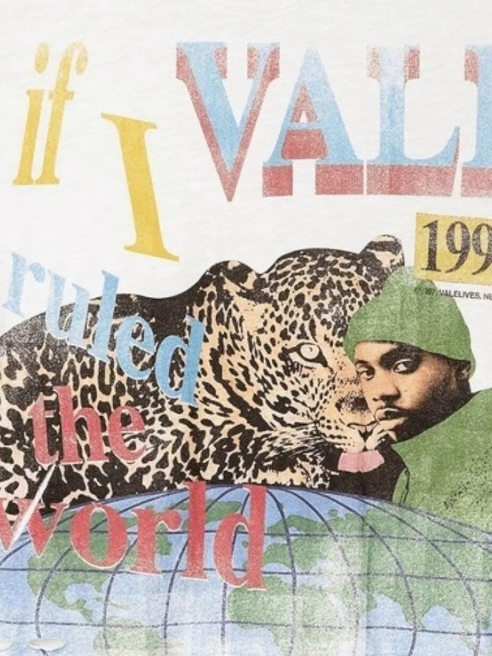 Vale printed T-shirt - Wit