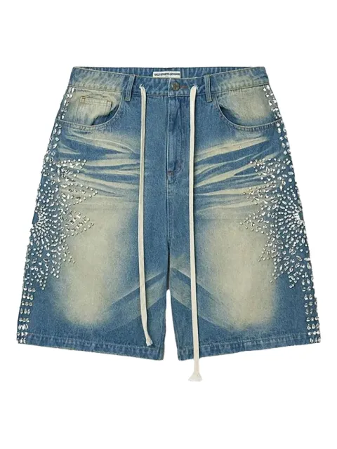 Vale Sirens crystal jean shorts