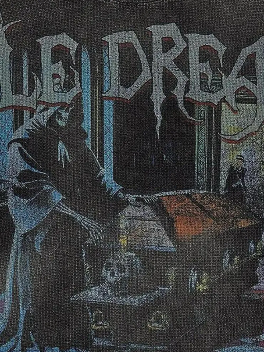 Vale Forever Rip Thermal sweatshirt - Zwart