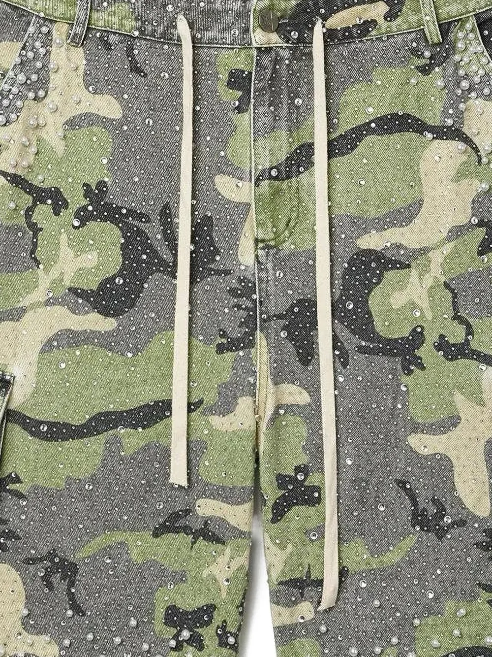 Vale Soulja camouflage studded chinos - Groen