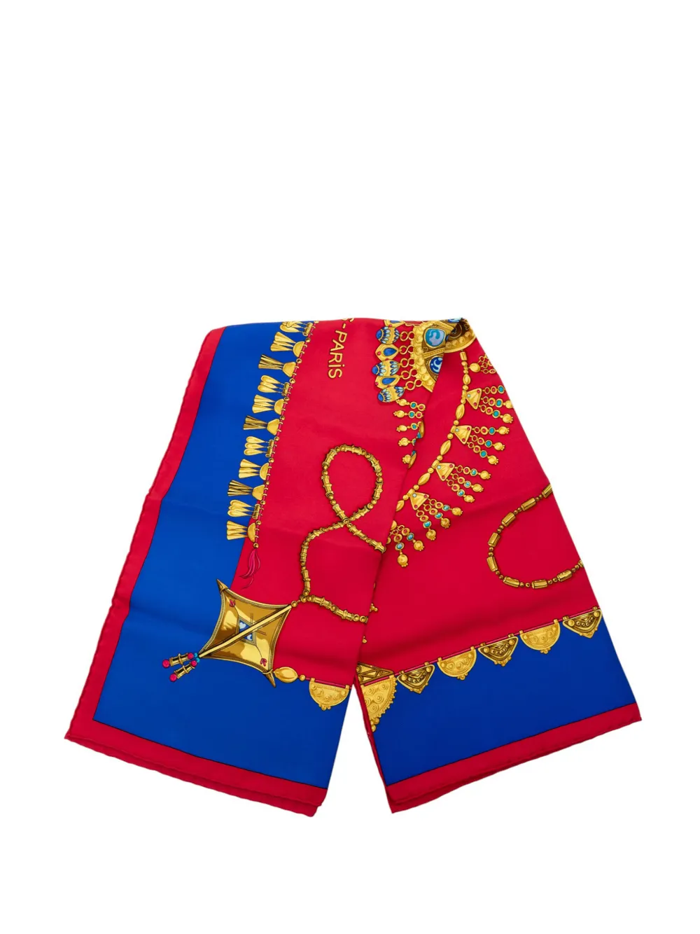 Hermès Pre-Owned 2000-2020 Parures des Sables Silk Twilly Scarf scarves - Blu