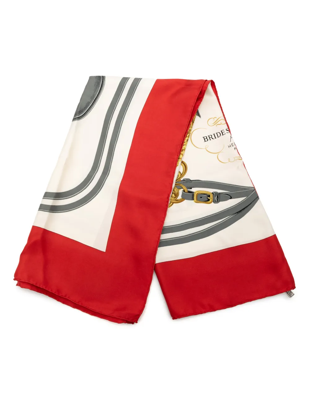Hermès Pre-Owned 1990-2015 Brides de Gala Silk Scarf scarves - Bianco