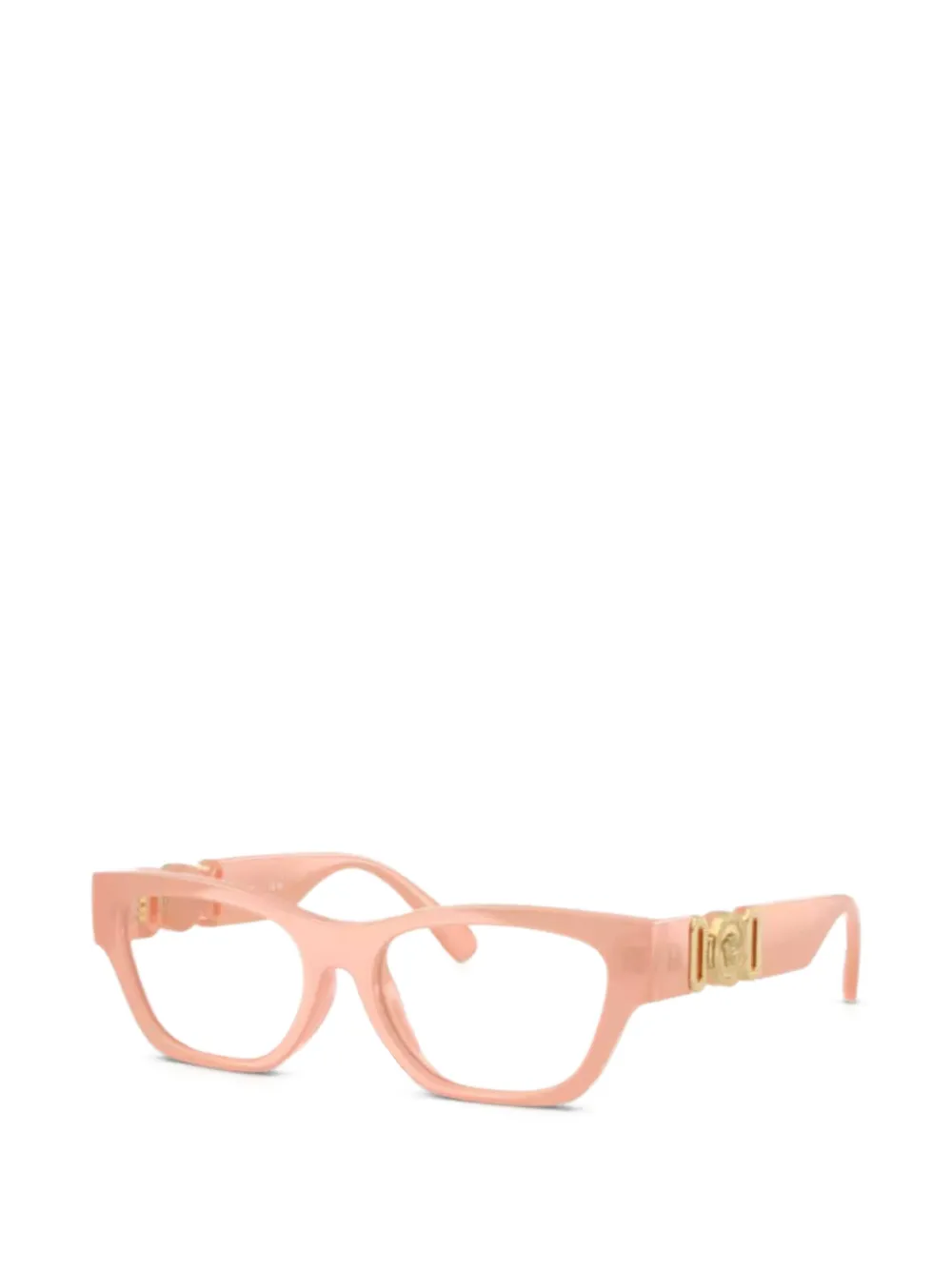 Versace Kids Brille mit geometrischem Logo - Rosa