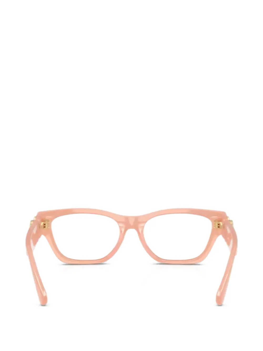  Versace Kids Geometric Logo Glasses - Pink 