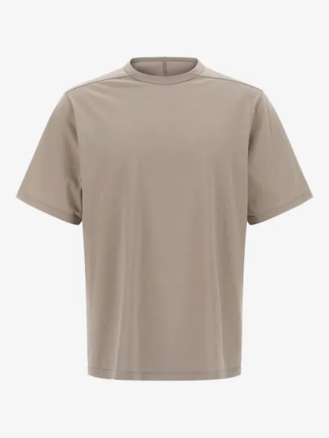 Rick Owens 브래드 크루 넥 백 스티치 티셔츠