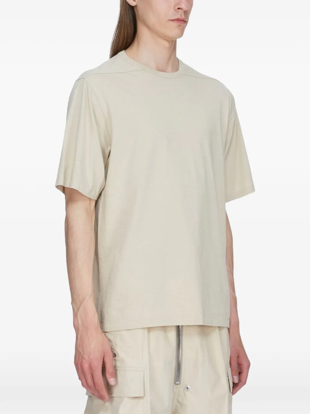 Rick Owens Brad T-shirt met ronde hals Beige