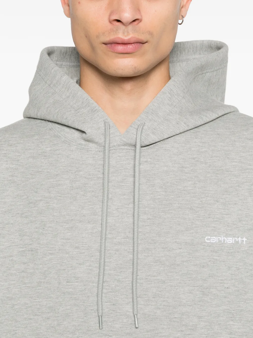 Carhartt WIP Alda hoodie met geborduurd logo Grijs