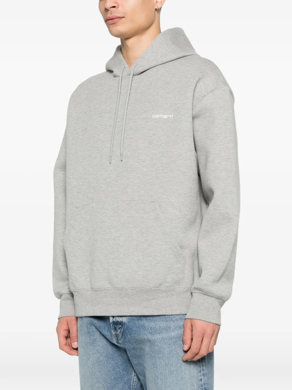 Carhartt WIP Alda hoodie met geborduurd logo Grijs