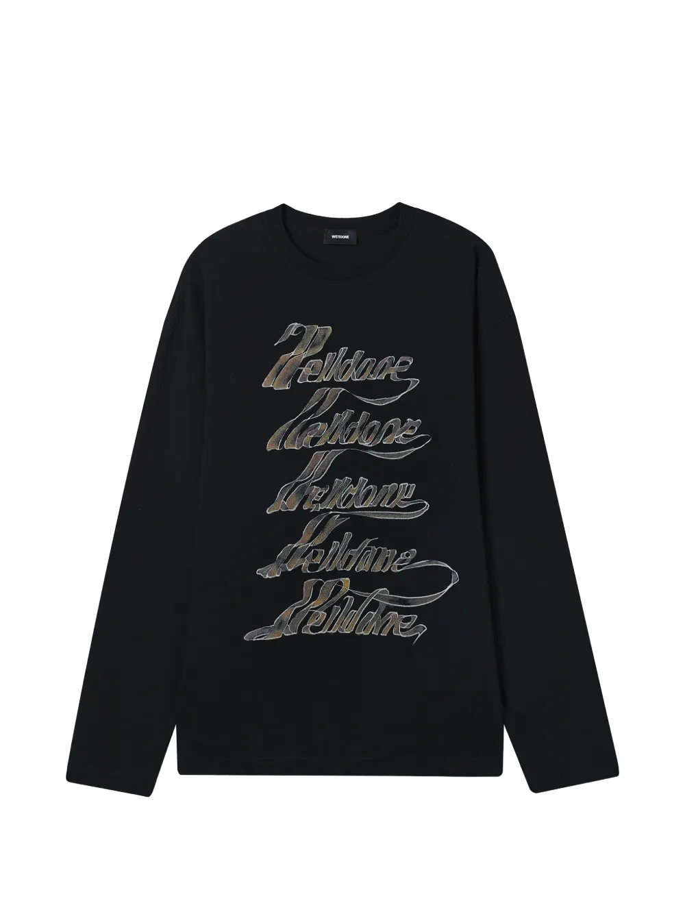 We11done printed T-shirt - Nero