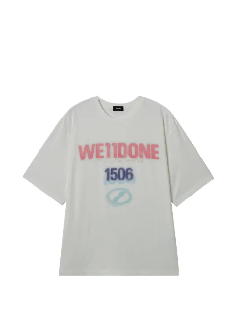 We11done printed crewneck T-shirt