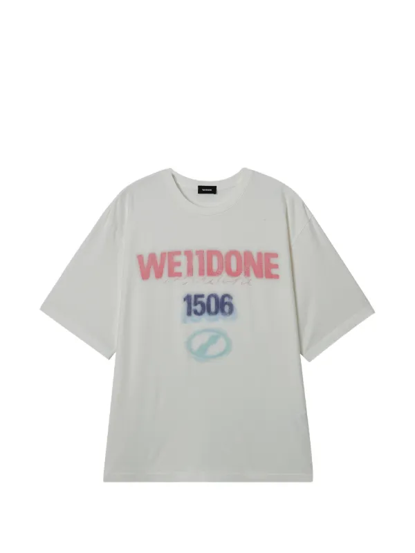 We11done プリント Tシャツ | ホワイト | FARFETCH JP
