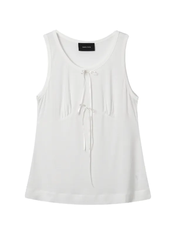 tie-detail Rocha Simone rocha simone トップス Tank CA FARFETCH | White | Top トップス
