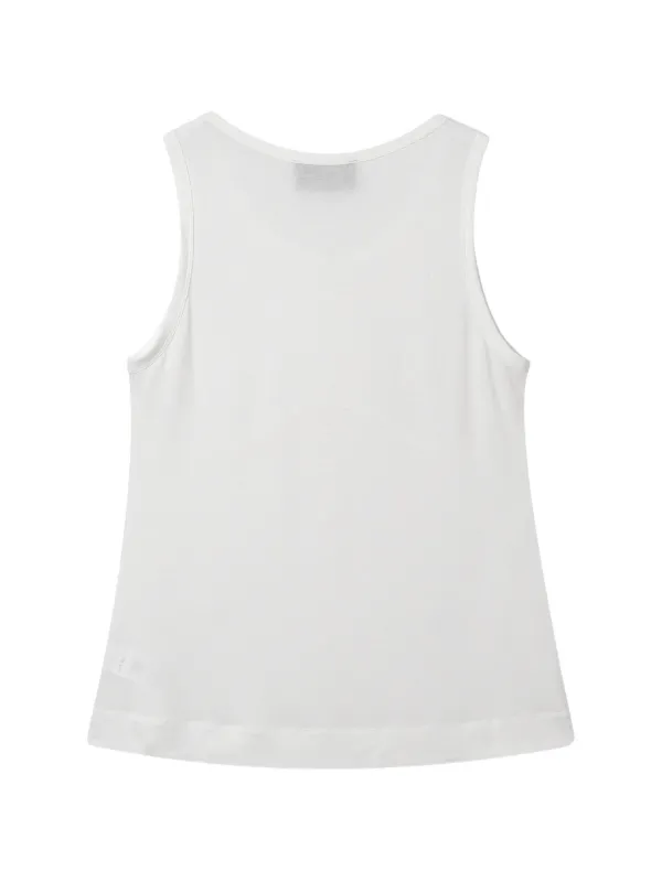 Simone Rocha tie-detail Tank Top | White | FARFETCH CA
