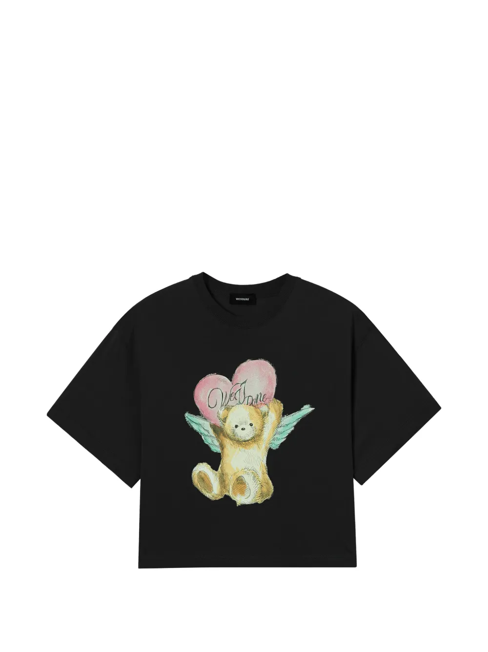 We11done T-shirt con grafica - Nero