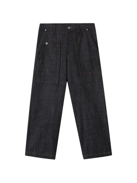 Y's pocket denim trousers