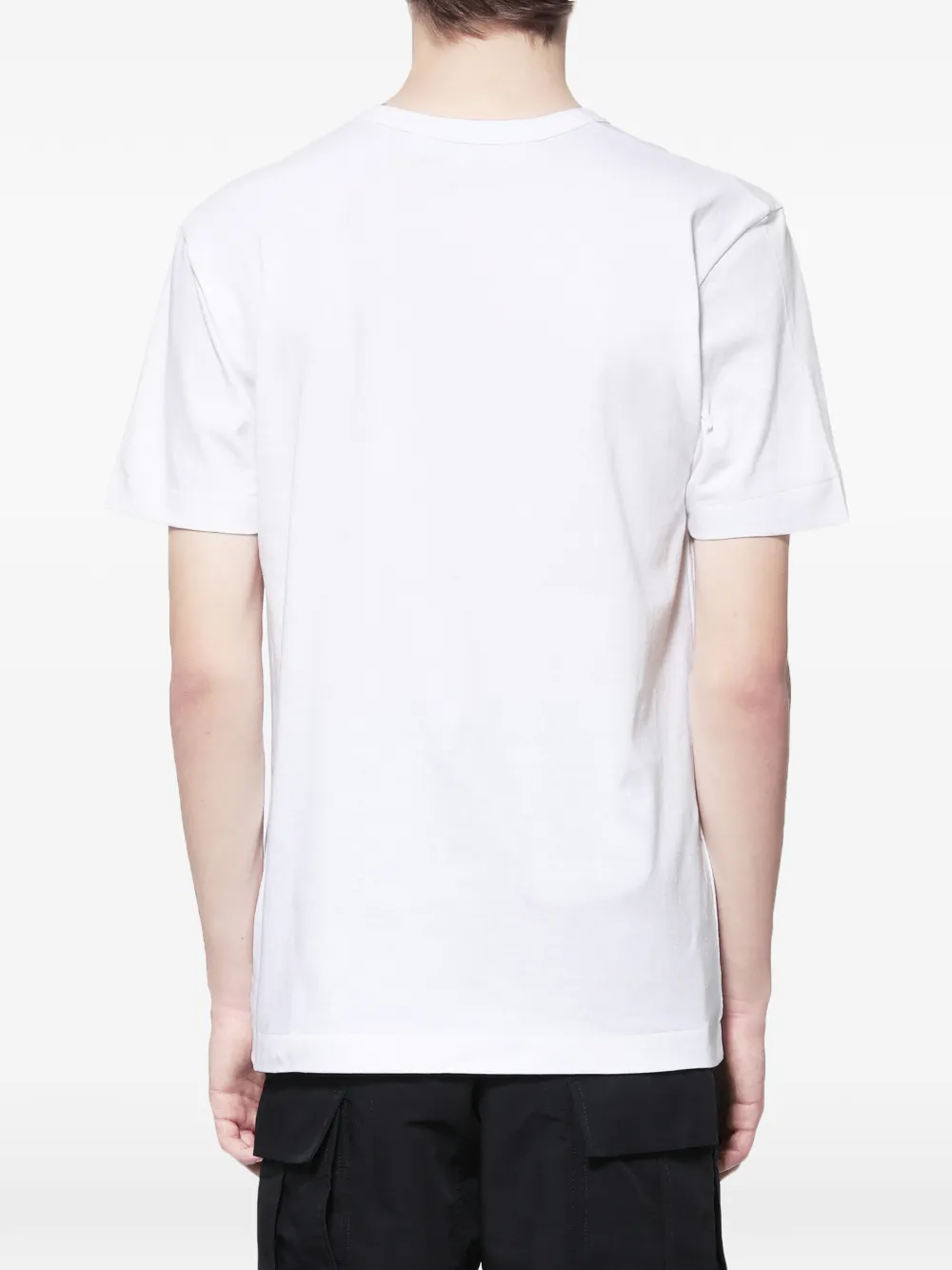 Comme Des Garçons Play T-shirt met hartprint Wit