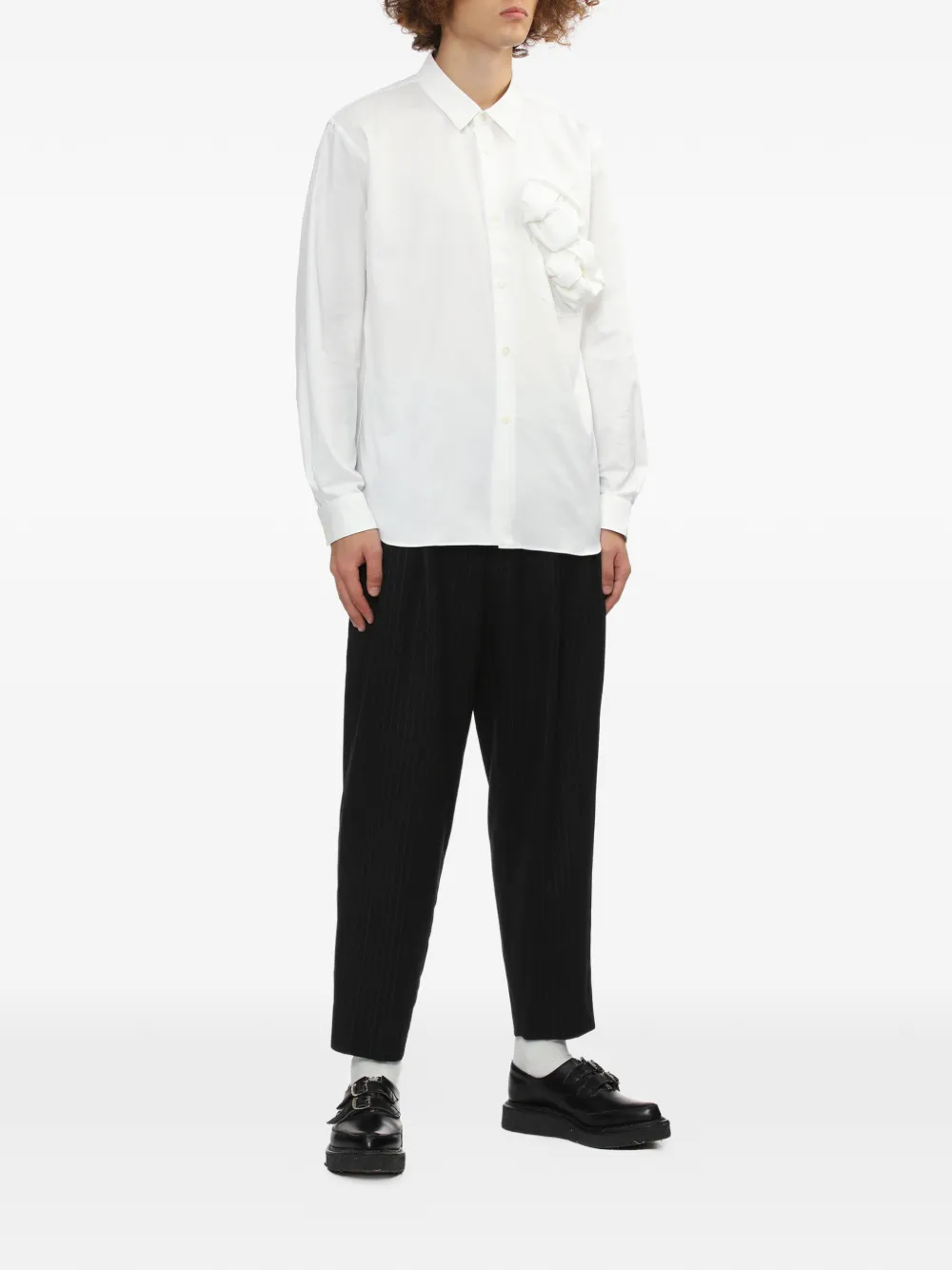 Comme des Gar&ccedil;ons Homme Deux long-sleeve shirt - Wit
